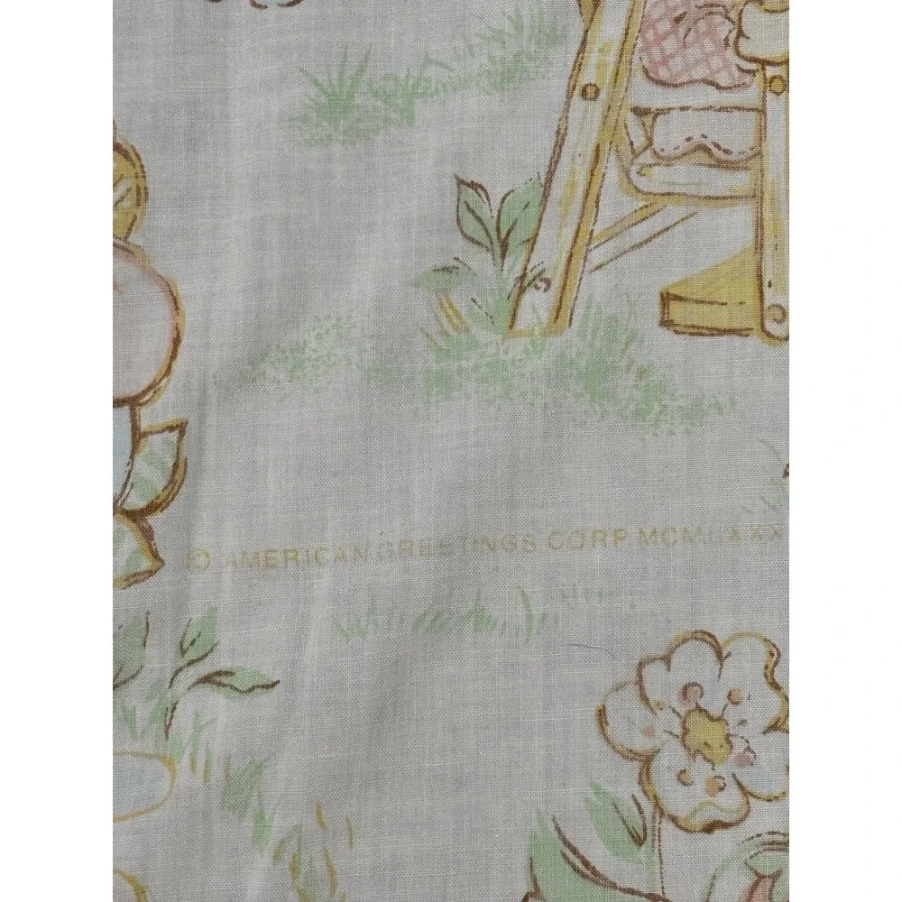 Vintage Strawberry Shortcake Twin Flat Sheet